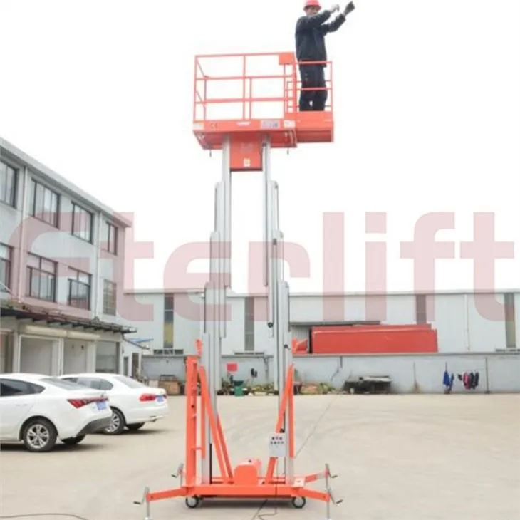 Aerial Work Platform Electric Ladder Lift