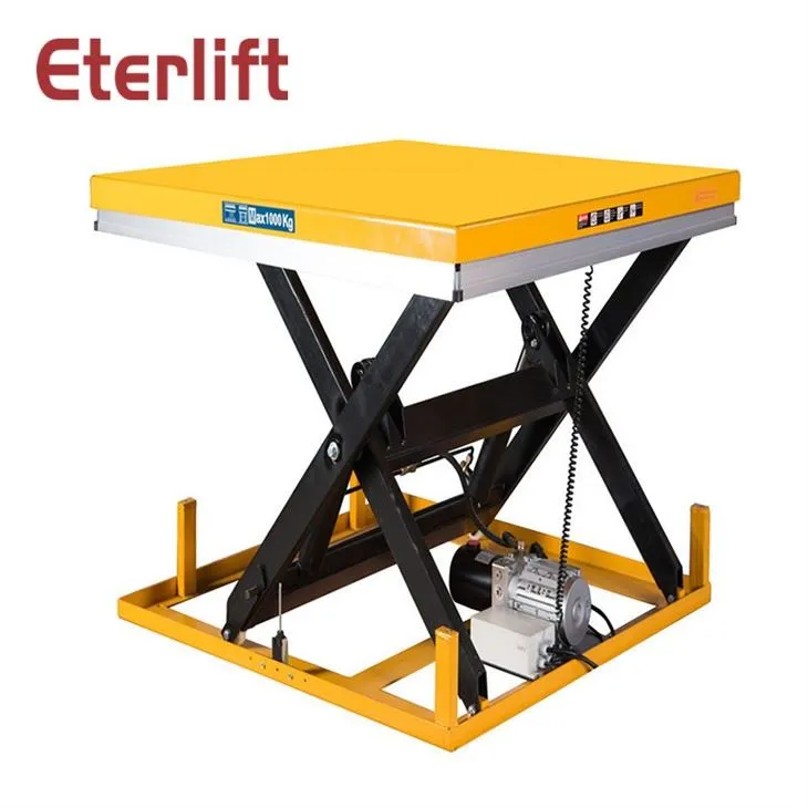 الیکٹرک سٹیشنری کینچی لفٹ پلیٹ فارمز