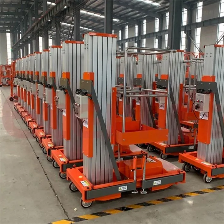 موبائل الیکٹرک ہائیڈرولک ایلومینیم سیڑھی