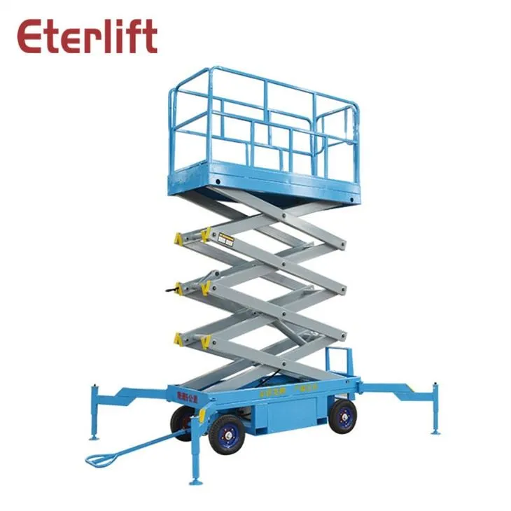 سیمی الیکٹرک ہائیڈرولک سکیسر لفٹ پلیٹ فارم