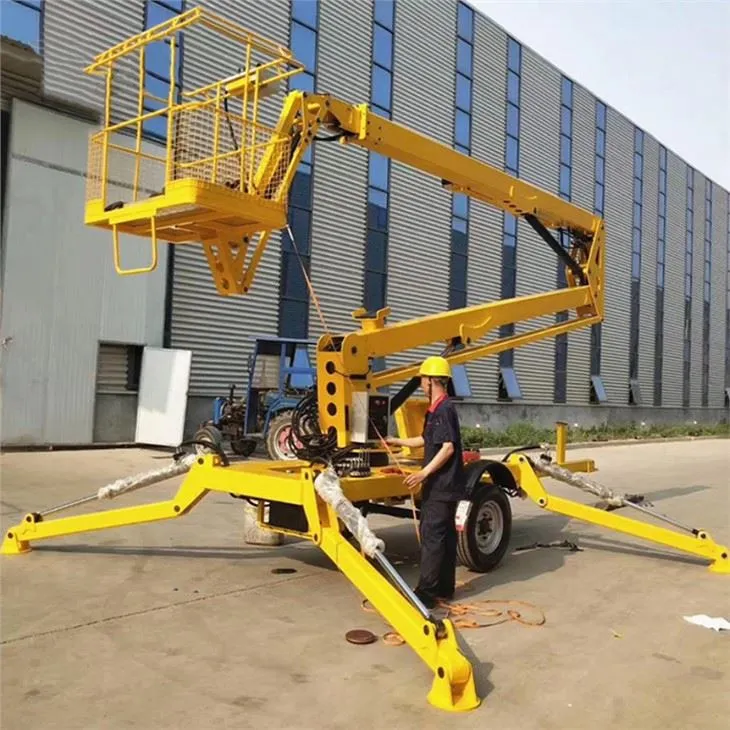 Towable الیکٹرک آرٹیکیولیٹڈ بوم لفٹ