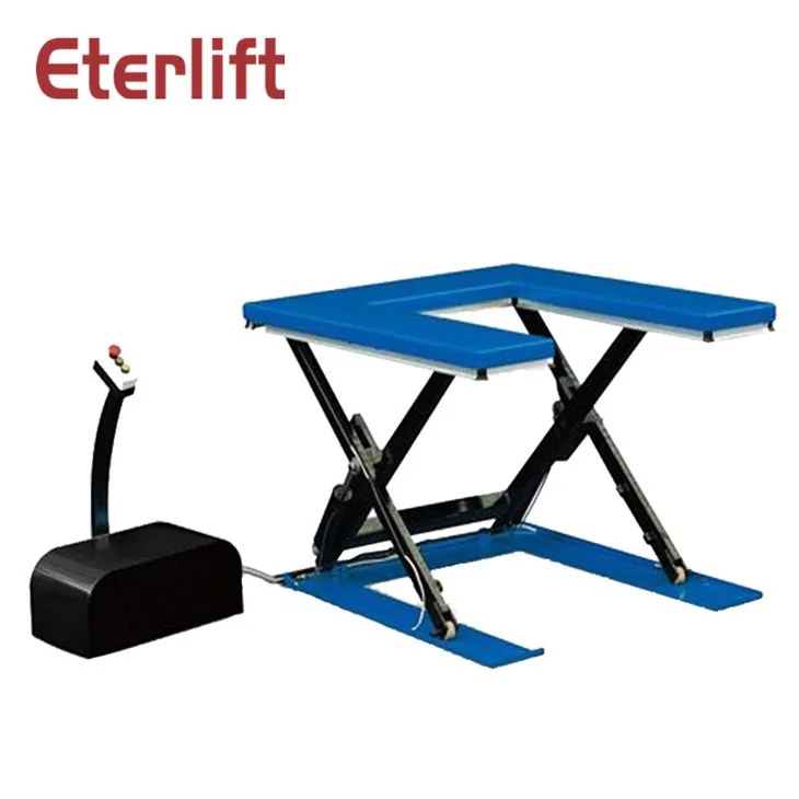 ڈبل کینچی اسٹیشنری لفٹ ٹیبل 4000 کلوگرام