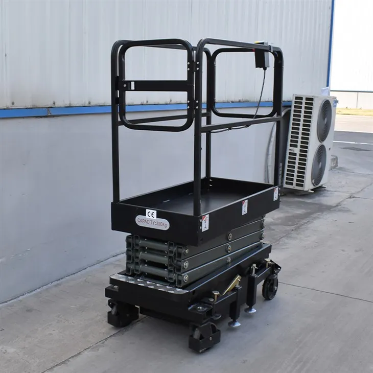 دستی موبائل کینچی لفٹ ٹیبل