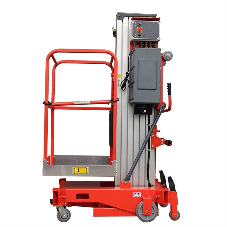 Vertical Single Mast Lifts For Aerial Work